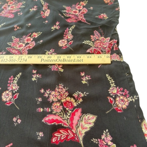 Angie Kimono Medium Floral Open Front Cardigan Boho Fairy Hippie Romantic Flowy - Picture 9 of 11